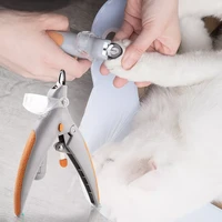 pet nail clipper scissors pet dog cat nail toe claw clippers scissor led light nail trimmer grooming tools animals pet supplies