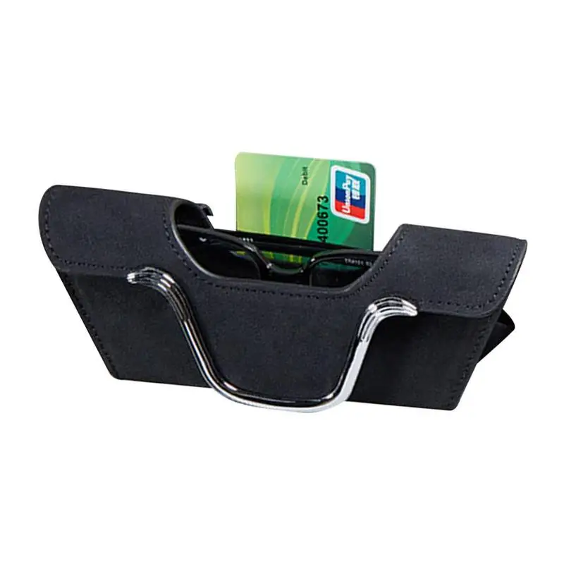 

Козырек для солнцезащитных очков, держатель для автомобильных очков, Искусственный Мягкий держатель для очков, многофункциональный автомобильный держатель для солнцезащитных очков