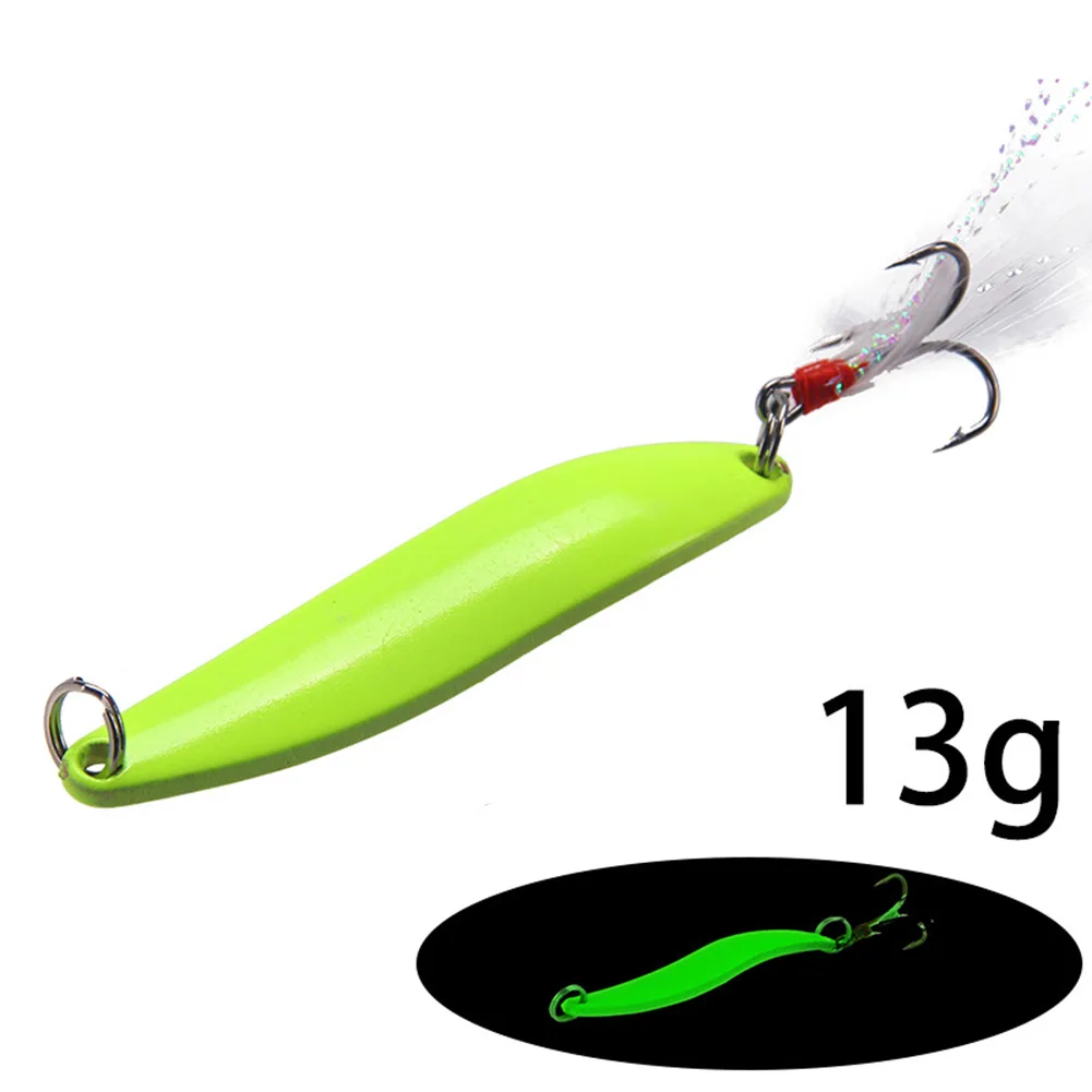 

Luminous Fishing Lure Attractive Baits Bass Bright Color Hook Simulation