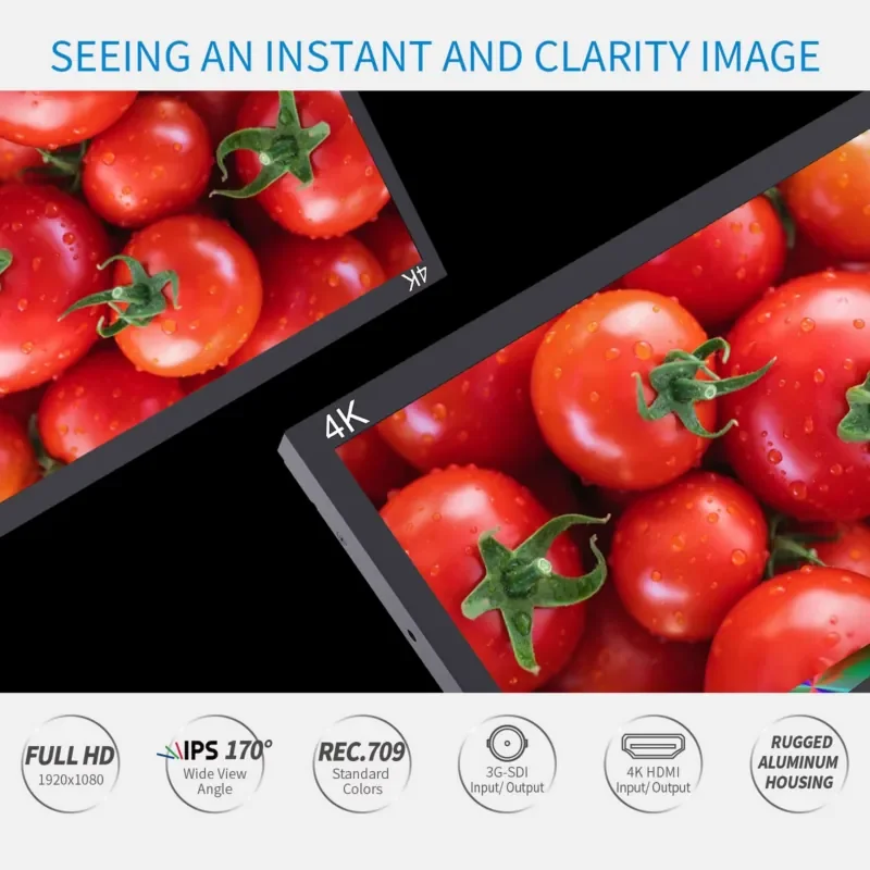 Фото WAP01 SEETEC P133-9HSD Оптовая продажа от производителя 13.3-дюймовый IPS FHD алюминиевый монитор для вещания с 3G-SDI AV YPbPr, индивидуальный заказ оптом №5