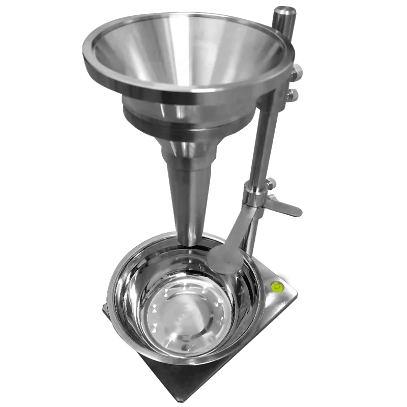 

Aluminum fluoride and alumina flow time meter mass flow meter
