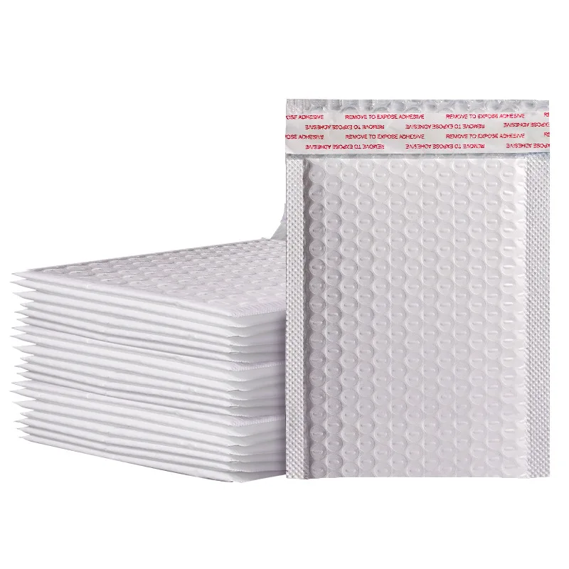 

20/40Piece Filled Bubble Film Envelope Bag White Shock-proof Bag Express Self-sealed Bag Waterproof Business Self-sealed Bag