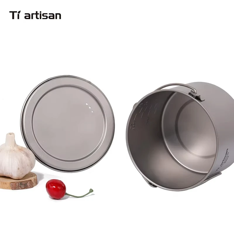Tiartisan 900 Мл Титановая Складная Кружка Для Кемпинга