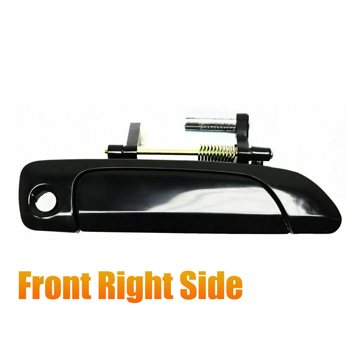 

Right Front Exterior Outside Door Handles Black RH New for 2001-2005 Honda Civic Sedan