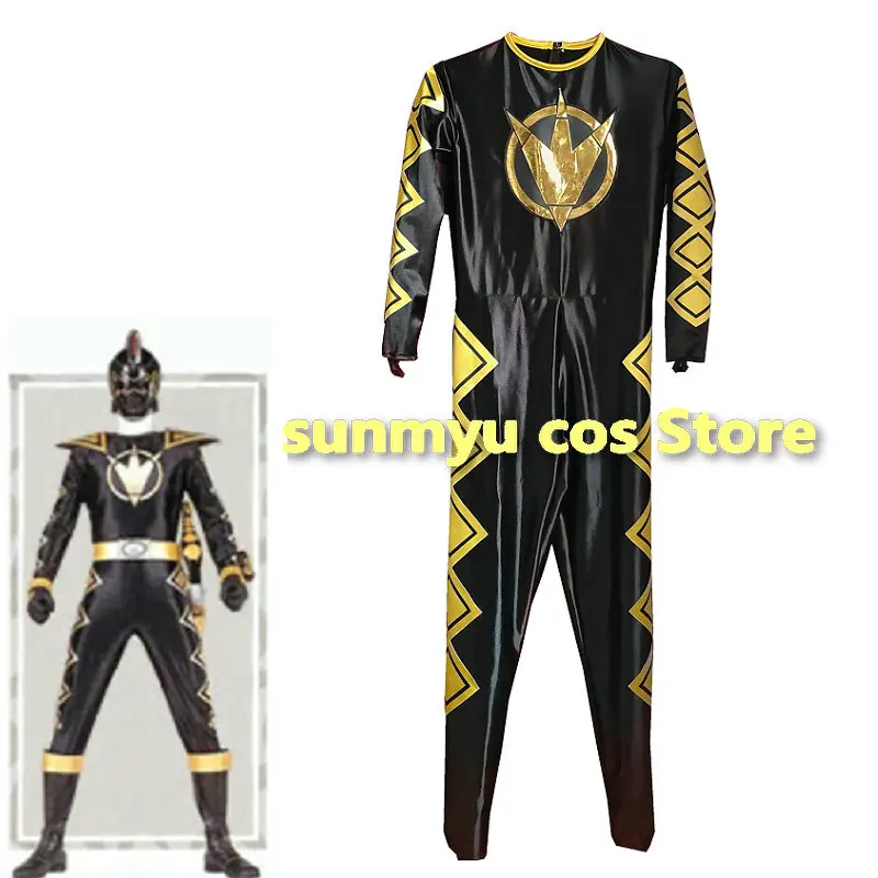 Фото Костюм для косплея Super Sentai Bakuryuu Sentai Abaranger Ranger Black, индивидуальный размер, на Хэллоуин №1