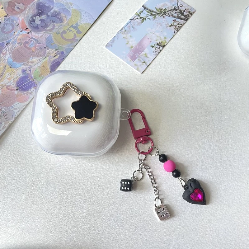 Противоударный силиконовый чехол для Baseus WM01 /WM01 PLUS WM02 /02 + наушников с брелоком