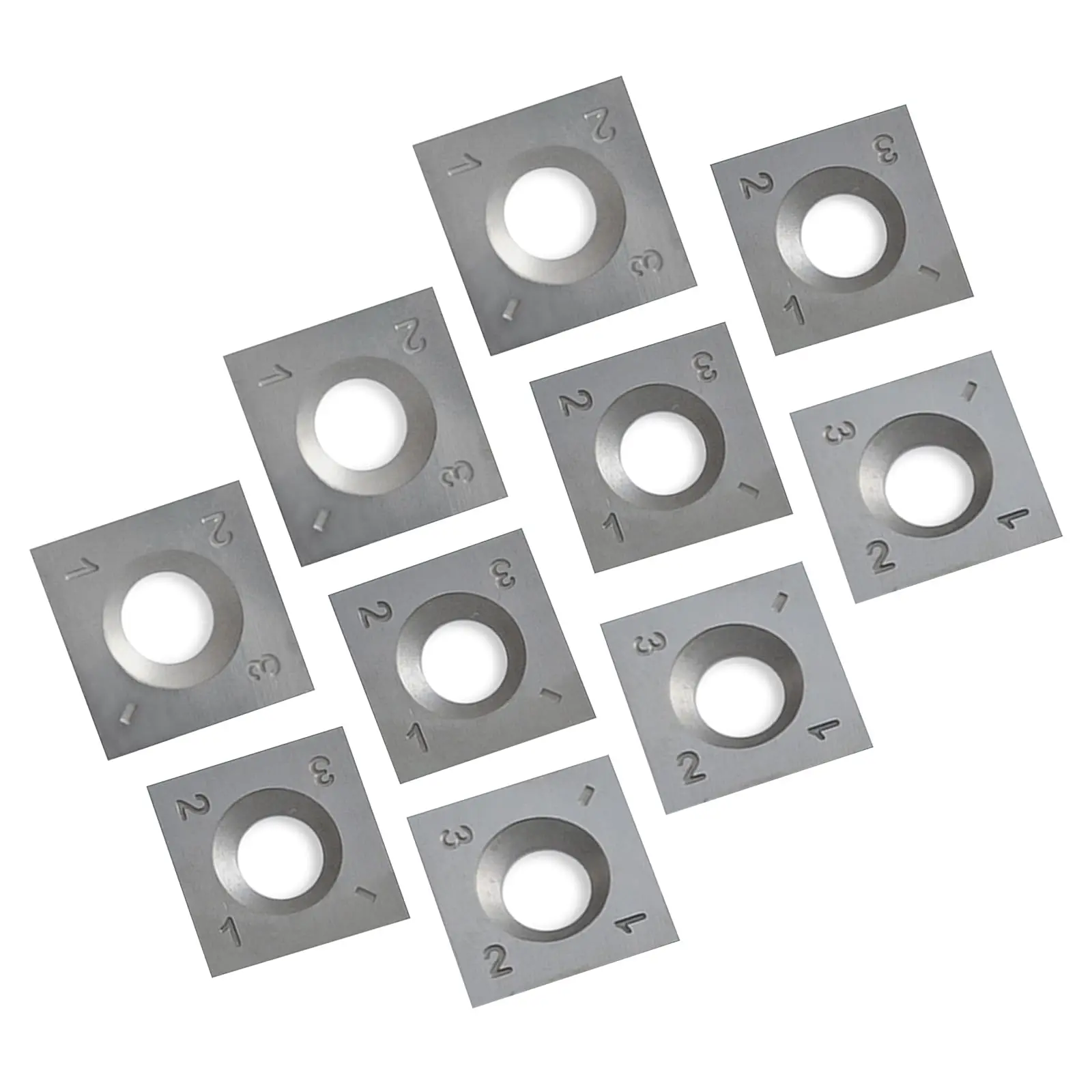 FOXBC 10pcs 15mm Carbide Inserts For Jet Powermatic 1791212 