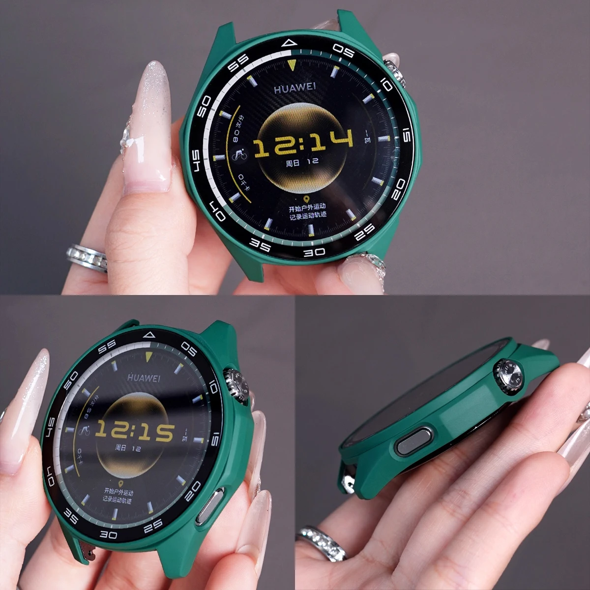 Фото ПК + чехол из закаленного стекла для Huawei Watch GT6 46 мм, полное покрытие, защитная пленка для экрана, бампер для часов GT6, 41 мм, защитные аксессуары №4