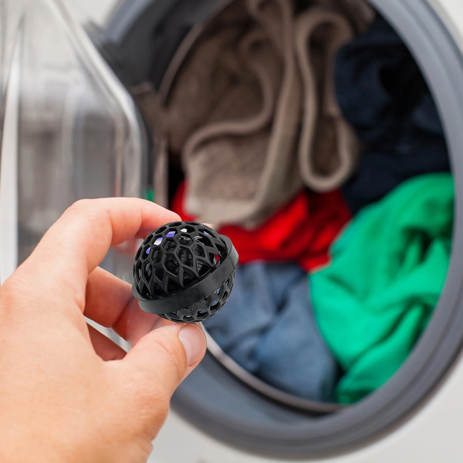 Чистящие шарики Clean Ball для сохранения чистоты и возобновления использования сумок, кошельков и сумочек-сатчелей с кисточками, в трех цветах.