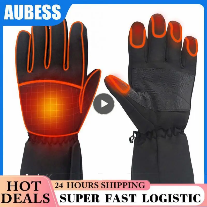 

2/3/5 шт., мотоциклетные перчатки с подогревом