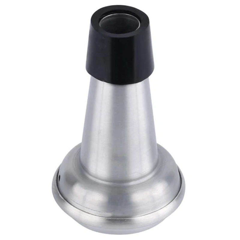 

HOT Trumpet Mute Aluminum Practice Mute Trumpet Straight Practice Cup Mute For Jazz, Lightweight