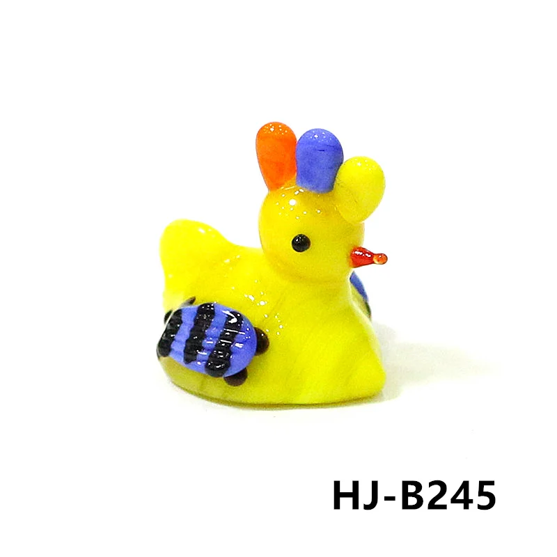 Миниатюрные стеклянные фигурки курочек JSSMTLP