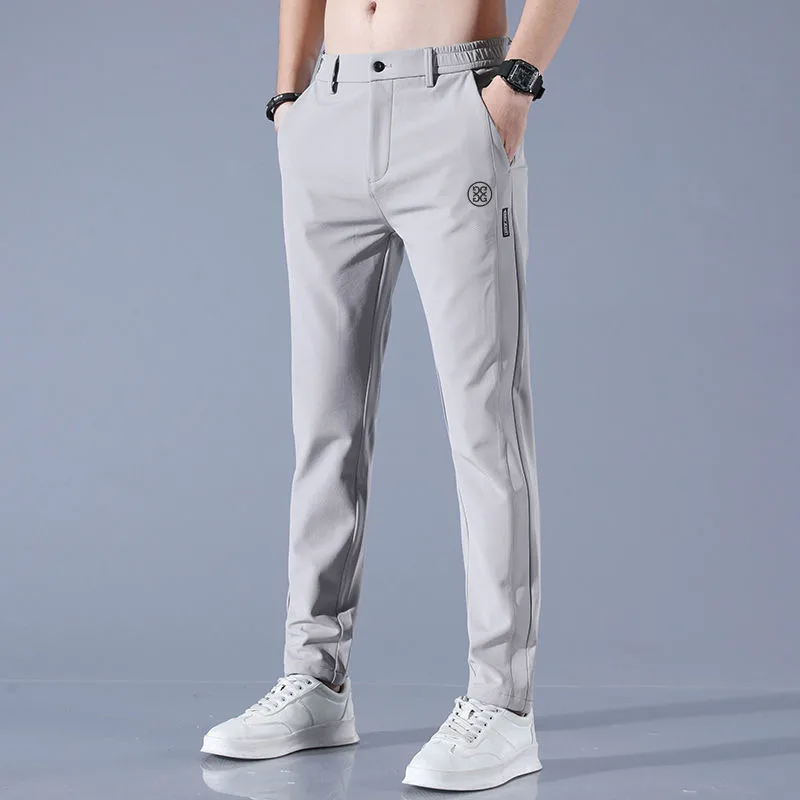 

Golf Pants Men High-Quality Elasticity Golf Clothing Sweatpants Cargo Pants Thicken Casual Long Pants Autumn Mans Golf Wear