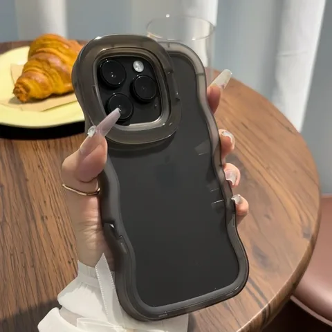 Прозрачный чехол-держатель для телефона с подставкой для iPhone 11, 12, 13, 14, 15 Pro Max, противоударный бампер, задняя крышка