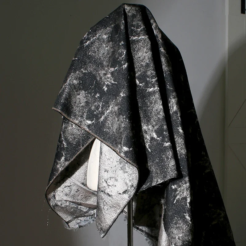 Яркие чернила черный креативный силуэт двусторонняя жаккардовая текстильная