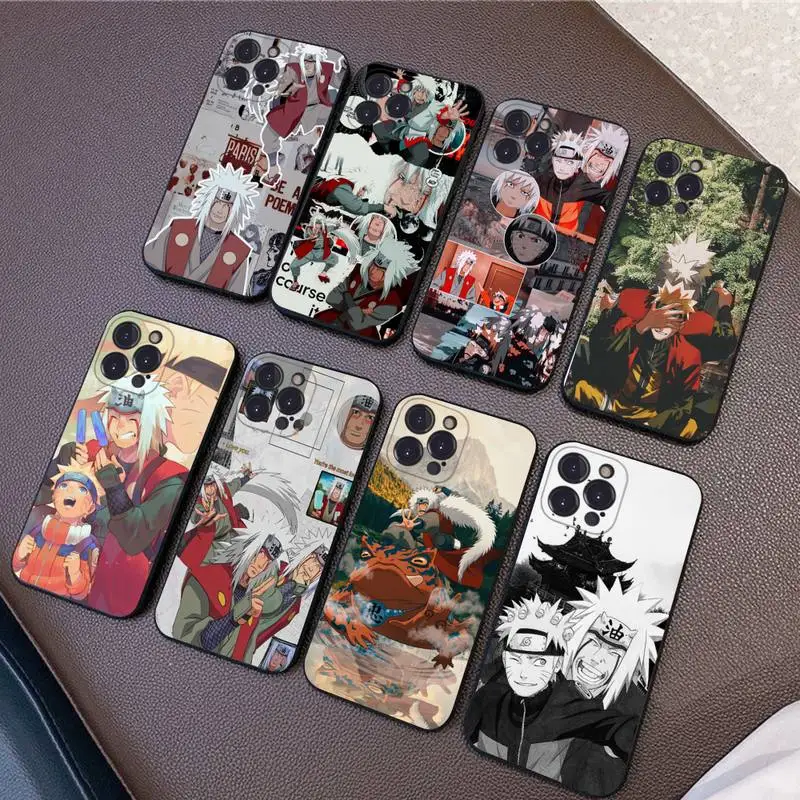 

BANDAI Naruto Jiraiya Phone Case for iPhone 11 12 13 mini pro XS MAX 8 7 6 6S Plus X 5S SE 2020 XR case