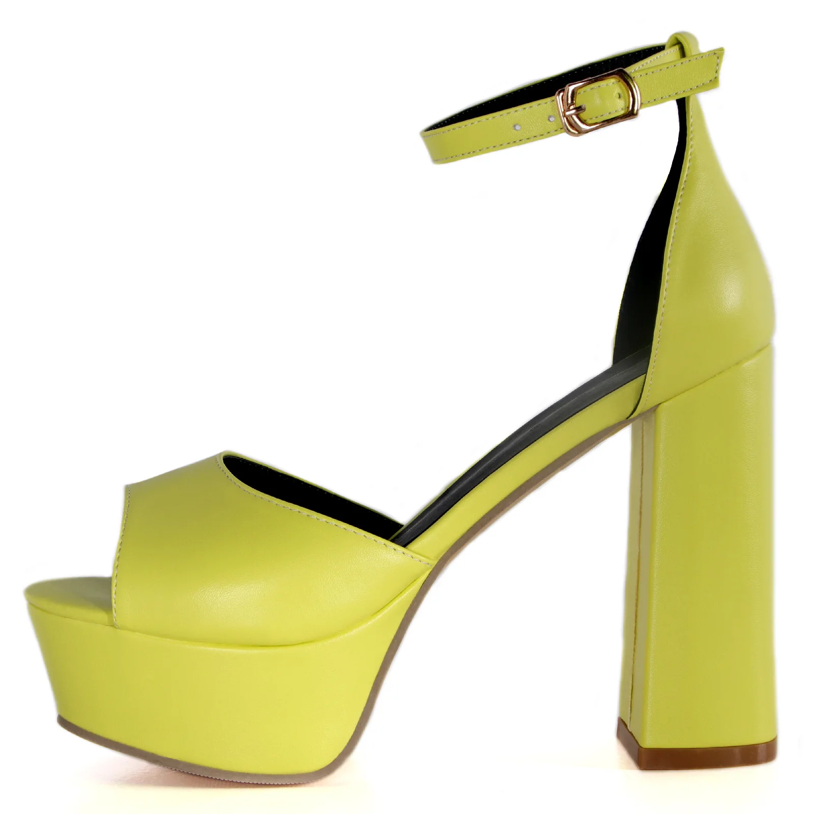 2024 сандалии-эспадрильи на платформе с открытым носком большой размер пряжкой