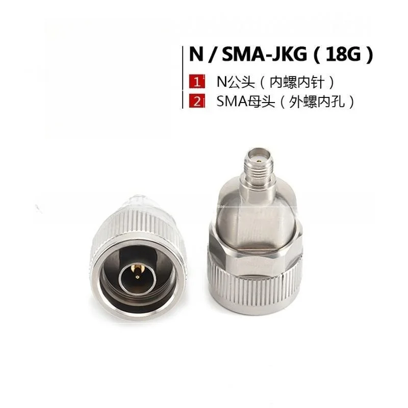 Фото Адаптер из нержавеющей стали N/SMA-JJG (18G) №3