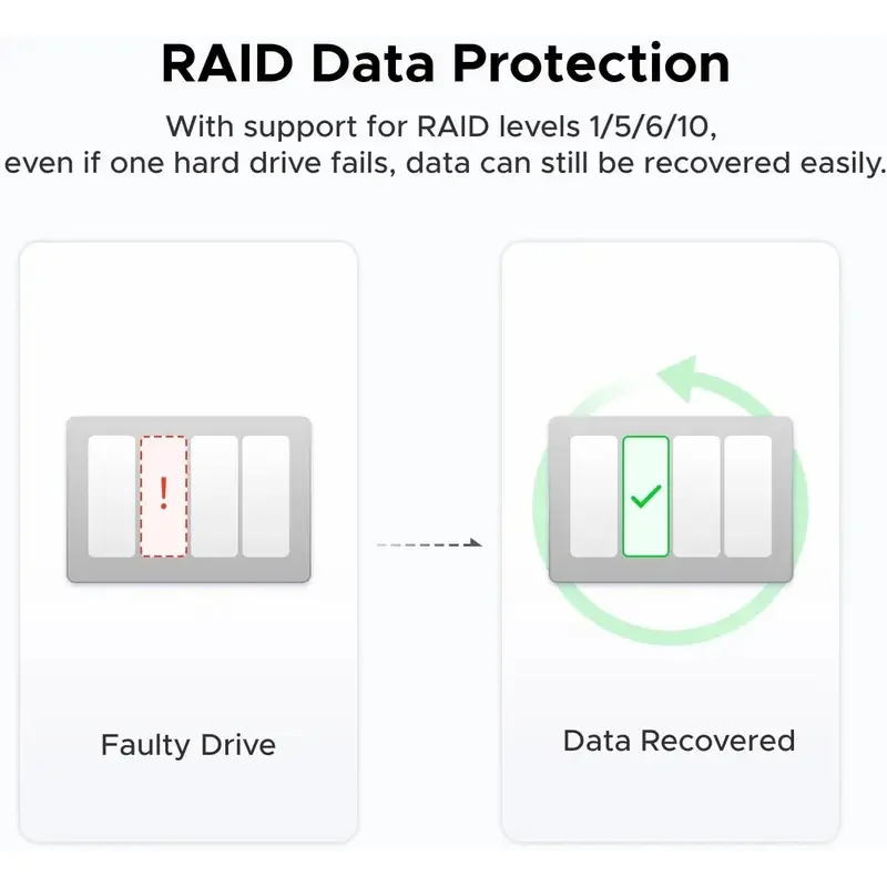 Фото DXP00 Plus 4-дисковый NAS-сервер Dktop с процессором Pentium Gold Core, поддержкой 4K и частотой 60 Гц, внешнее хранилище (на дисках) №4