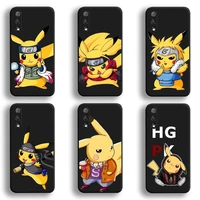 anime pokemon naruto pikachu phone case for huawei honor 30 20 10 9 8 8x 8c v30 lite view 7a pro