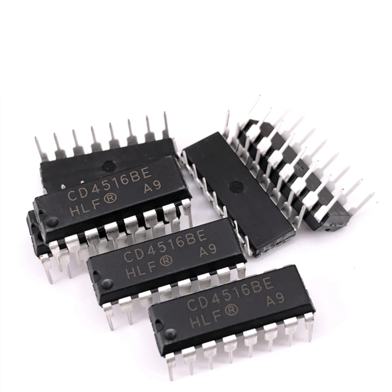 (10 шт.) CD4516BE DIP-16 CD4516 DIP16 4516BE DIP CMOS предустановленные вверх/вниз счетчики