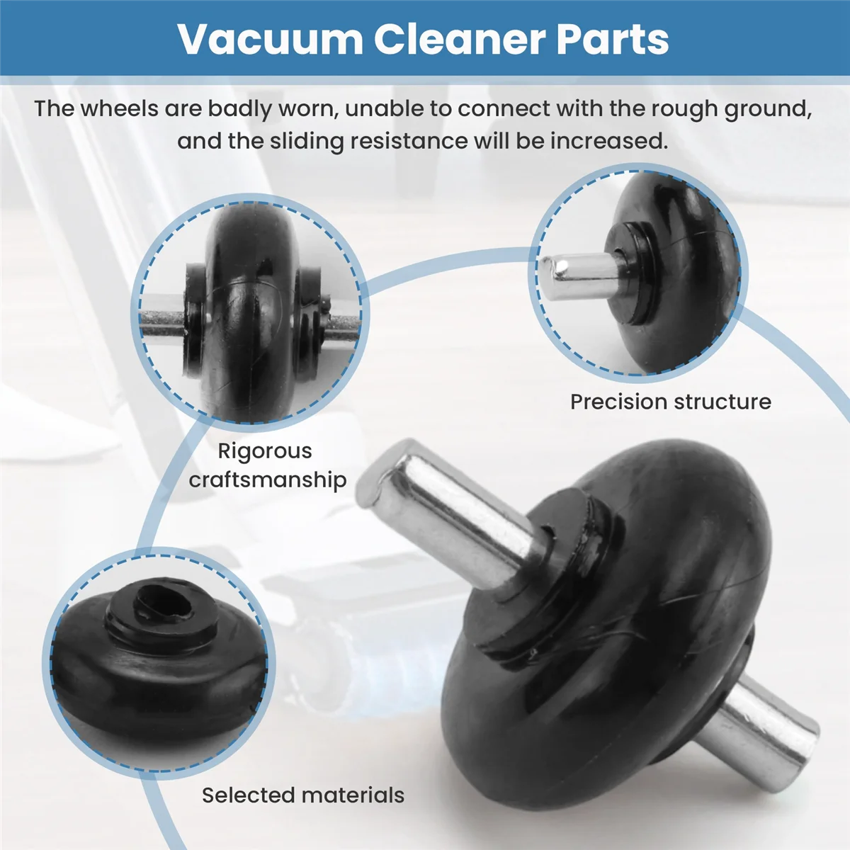 Запасные головки для пылесоса Dyson 3 оси и ролики