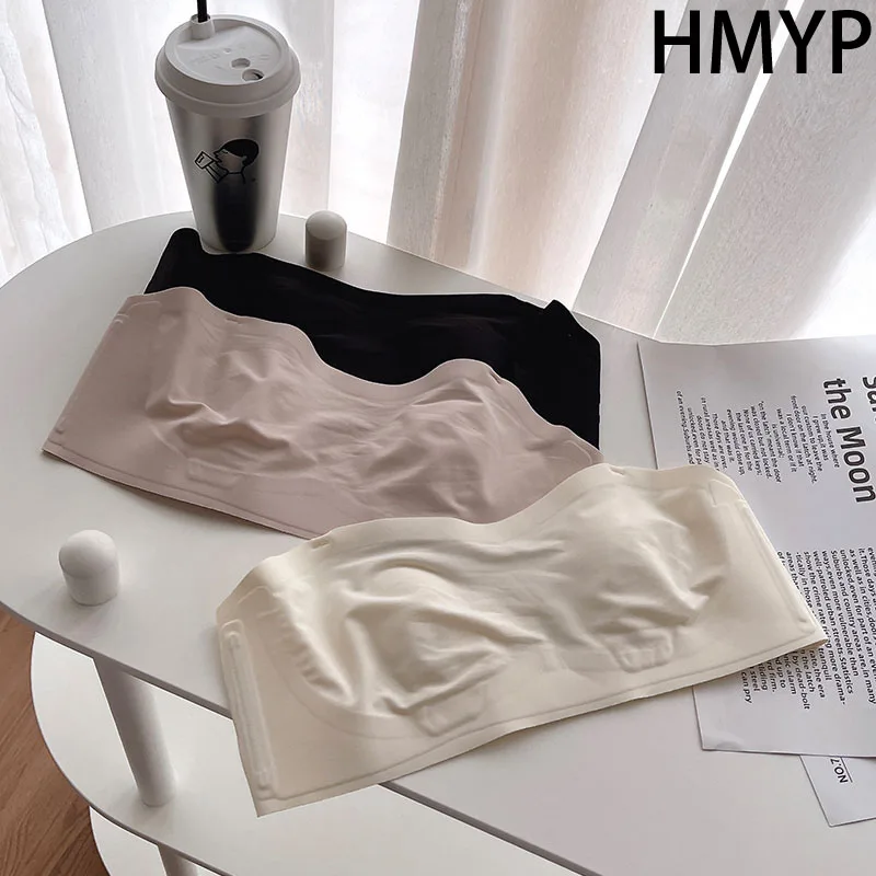 

Traceless Comfort Soft Tube Top Lace Small Chest Bra Gather Together Anti-Sag Bra Ventilate No Steel Ring Underwear Chest Wrap