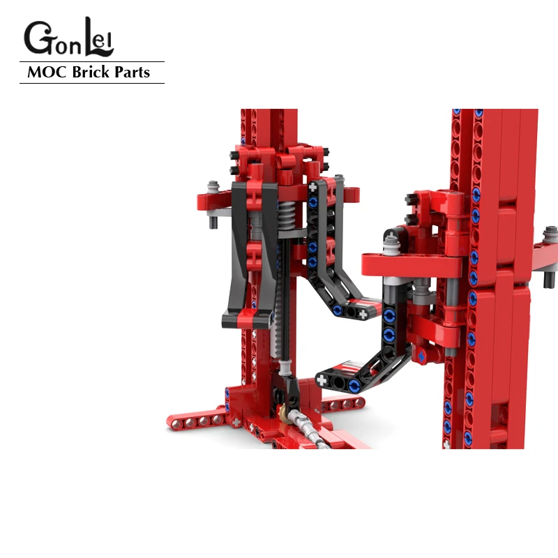 307 шт. строительные блоки MOC технический подъемник автомобиля совместимые с 1:12