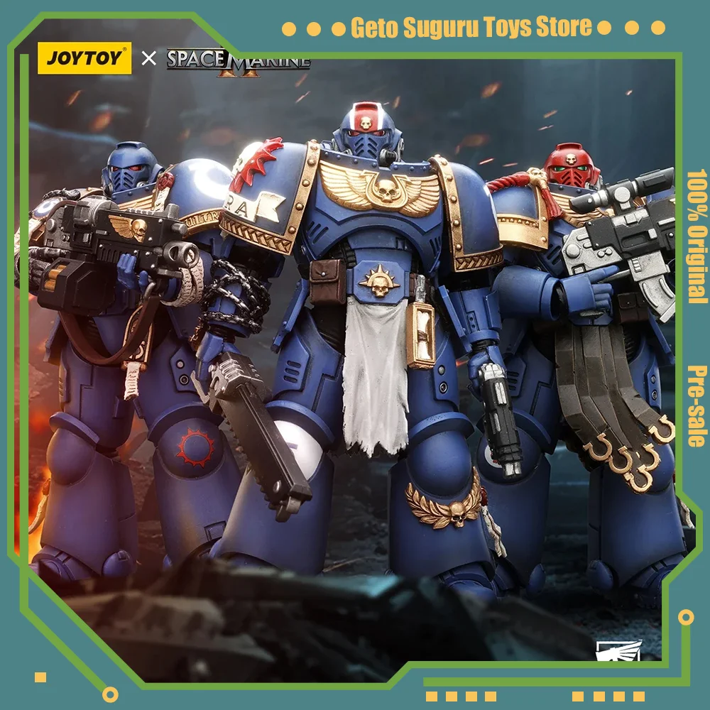 JOYTOY Warhammer 40K Фигурка Аниме Uitramarines Lieutenant Titus Gadriel Brother Chairon Joint Подвижная фигурка