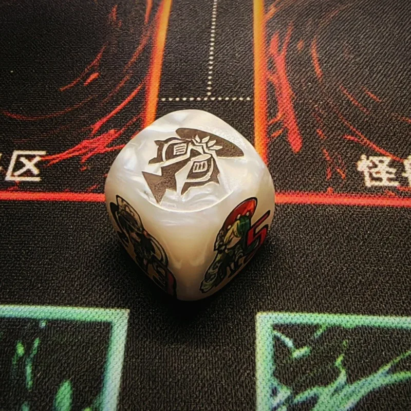 Фото Ю-Ги-О! Игровые кубики Kewl Tune Rotary Multi-sided для настольных игр, специальные кубики Kewl Tune Reco YGO 20 мм с индикатором повреждений, счетчик жетонов, игрушка-кубик №5