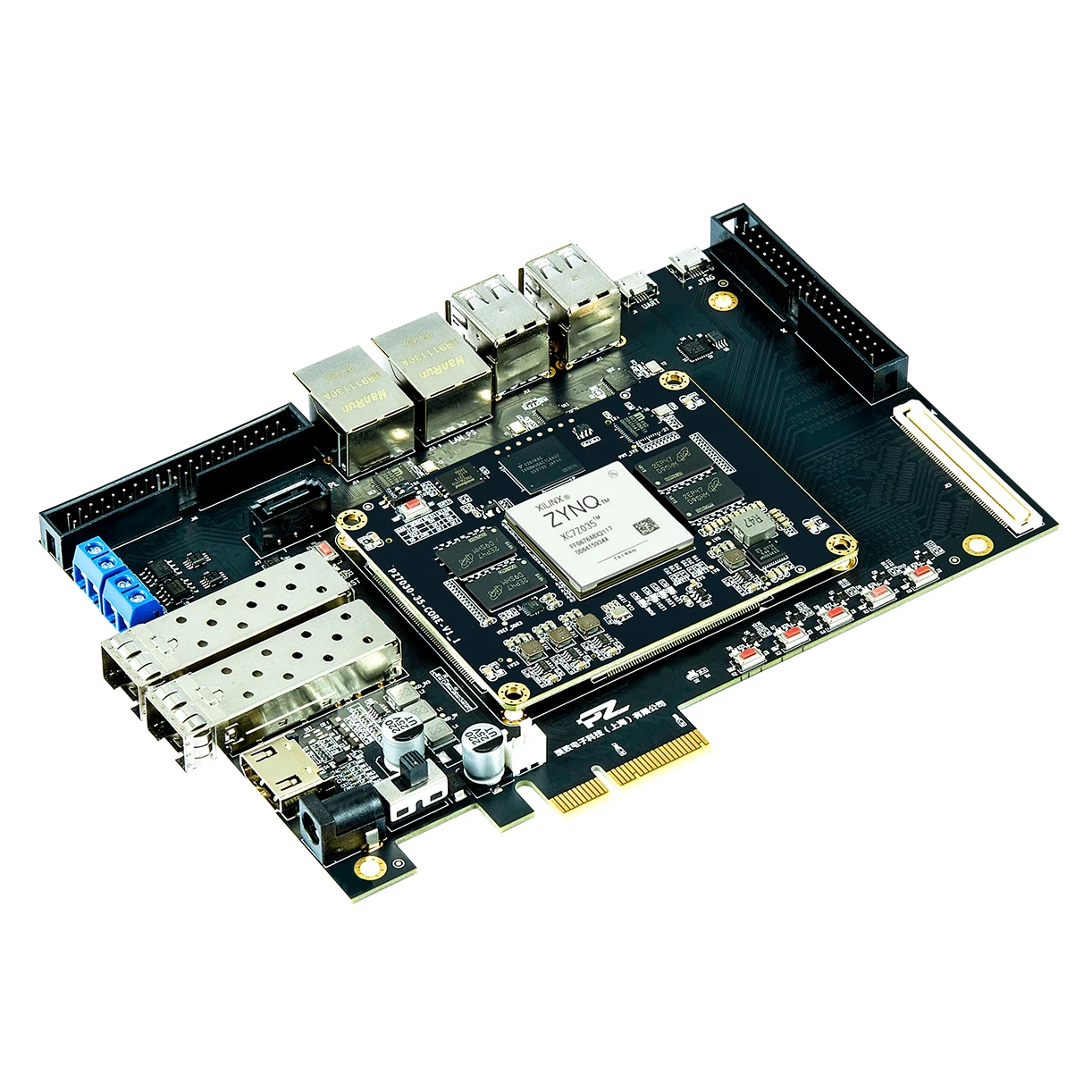 Карта PUZHI 7030 7035: Xilinx SoC ZYNQ 7000 XC7Z030 XC7Z045 Плата разработки FPGA PCIE SFP USB АЦП