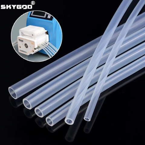 1 ~ 10 м перистальтический насос, силиконовая труба ID 0,5 ~ 25,4 мм, прозрачный, устойчивый к высоким температурам, коррозии, пищевой лабораторный шланг