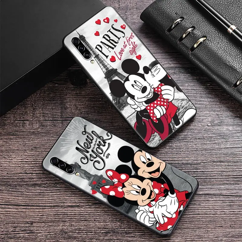 

Travel Mickey Minnie Mouse Love Phone Case For Samsung Galaxy A30 A30S A50 S A20E A20 A40 A70 A10E Note 9 10 20 Ultra Back Cover