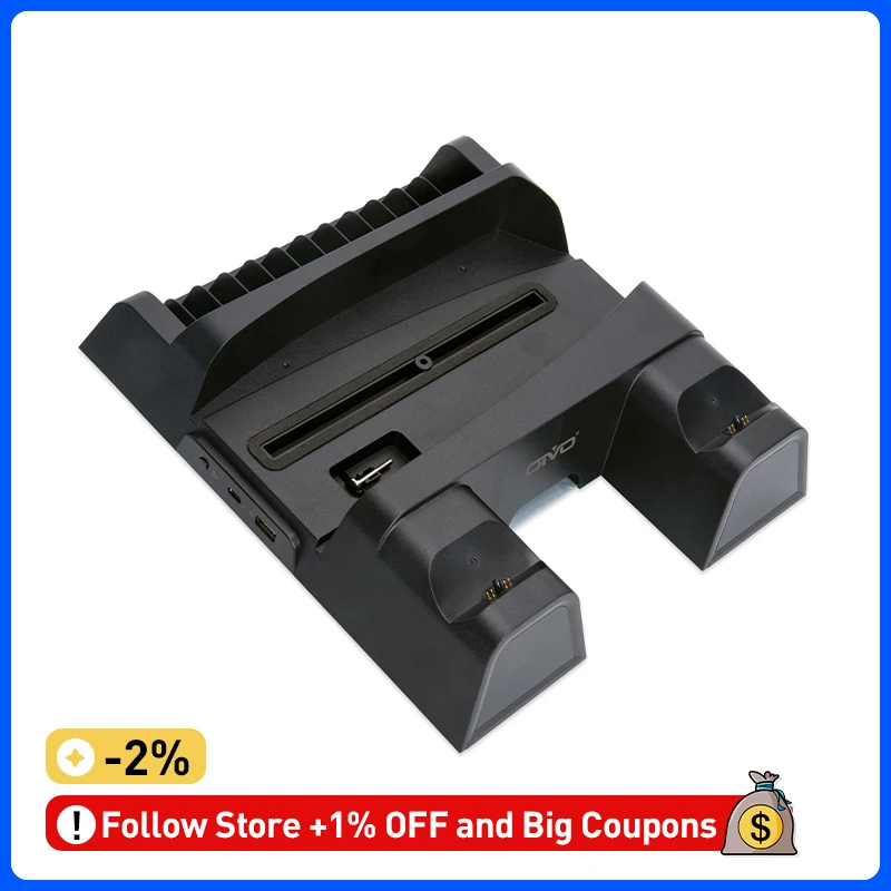 PS5 консоль охлаждающая подставка 2 контроллер зарядное устройство для игровой