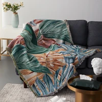 bohemian throw blanket for bed travel camping bedcover bedspread ethnic style geometry retro tapestry sofa cover floor mat