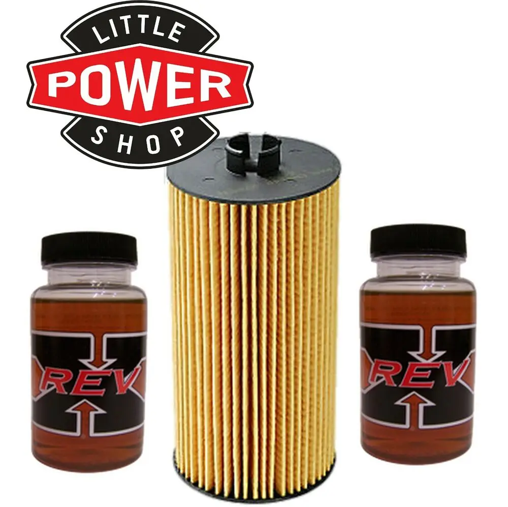 

Два масляных средства Rev X объемом 4 унции и Бесплатный Масляный фильтр для 03-07 Ford 6,0 Powerstroke