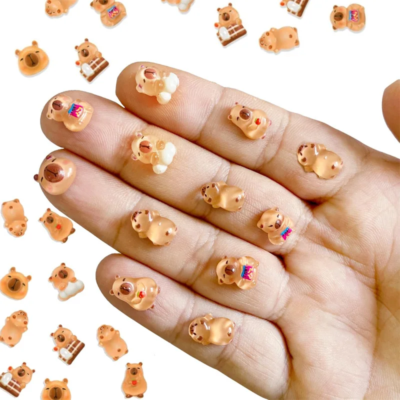 

Миниатюры капибары из смолы, 25/50/100 шт.