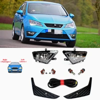 halogenled car lights for seat ibiza fr 2013 2014 2015 2016 2017 front bumper fog light lamp grille and wire assembly