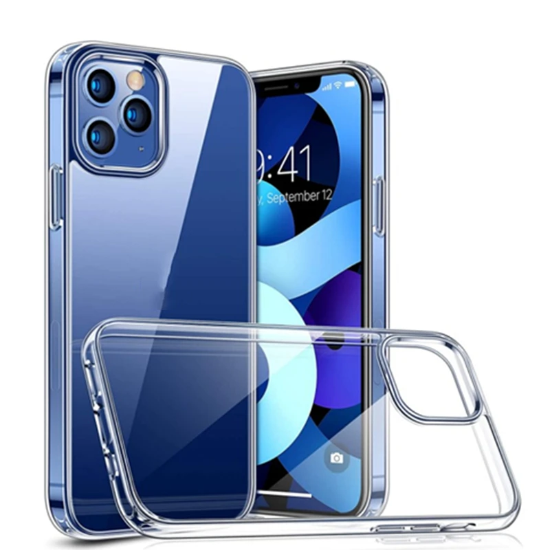 Прозрачный чехол серии SE3 для iPhone 13 Pro Max 6 1/6 7 дюйма ультратонкая задняя крышка 11