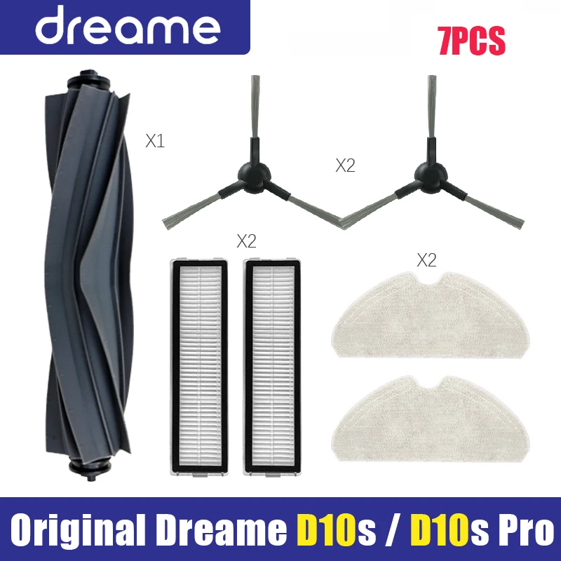 

Запасные части для робота-пылесоса Dreame Bot D10s / D10s Pro