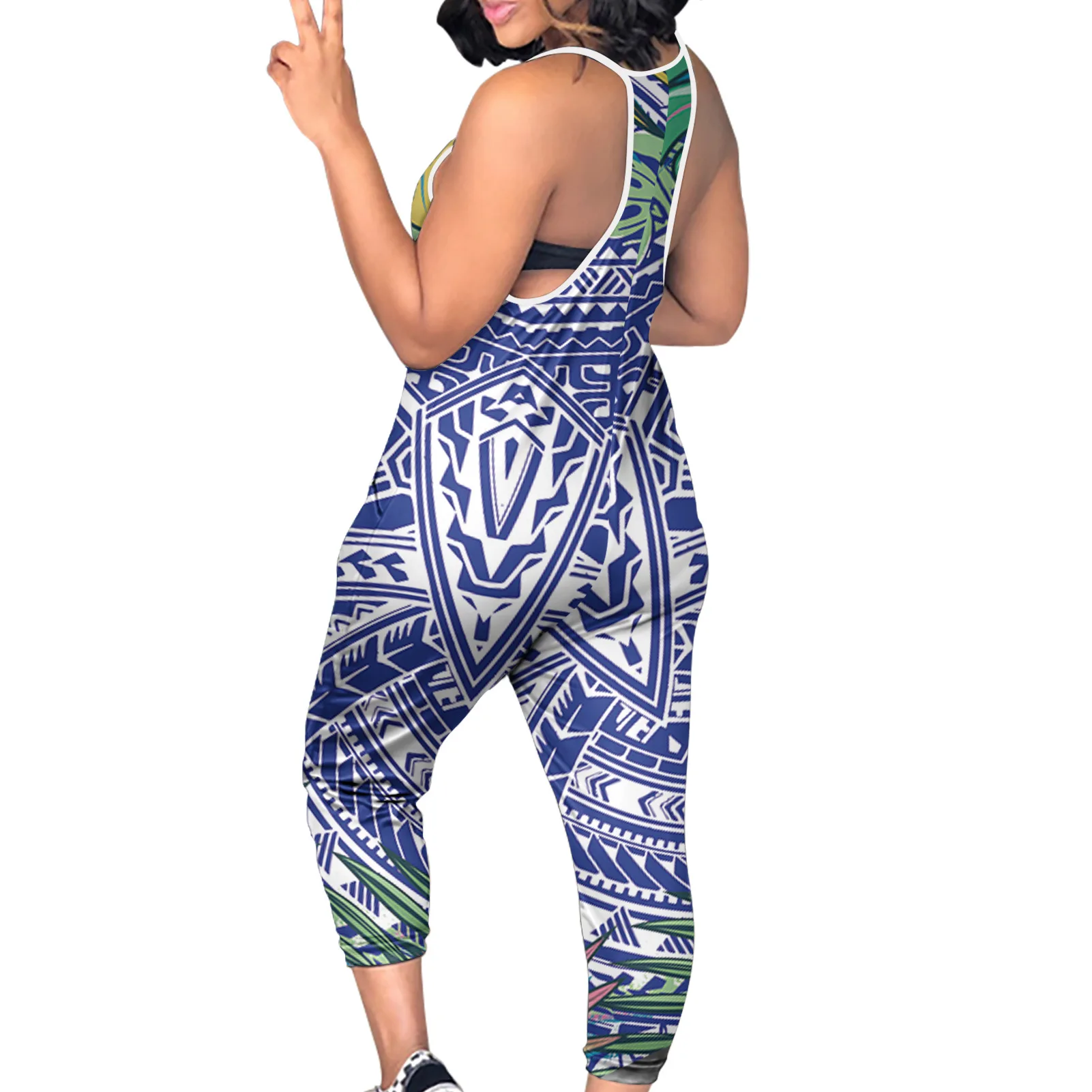 Изготовленные на заказ полукомбинезоны с подлинным рисунком |