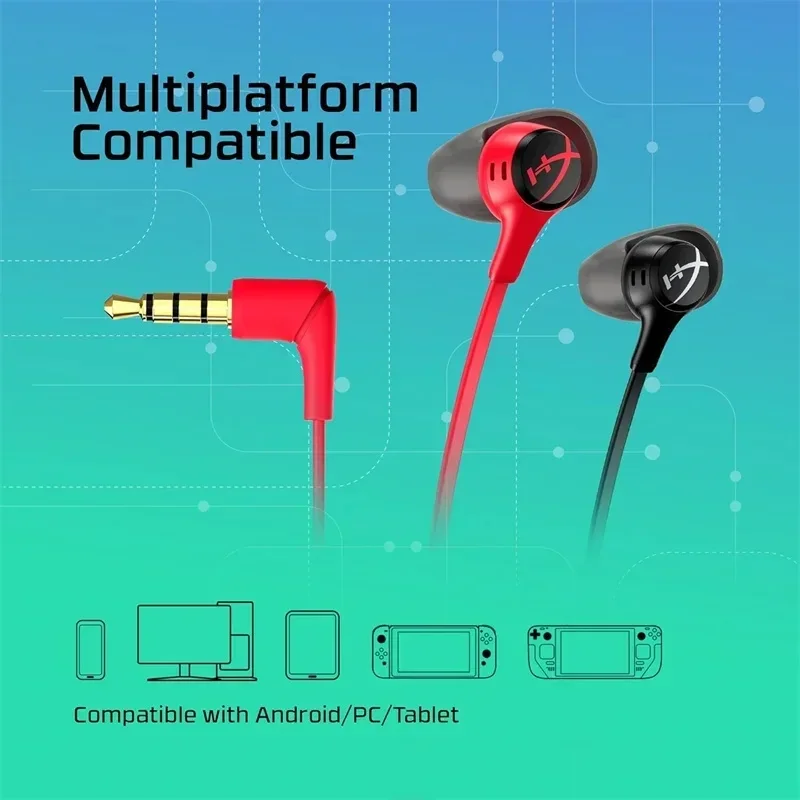 HyperX Cloud Earbuds II 2 Игровые наушники с микрофоном захватывающие проводные