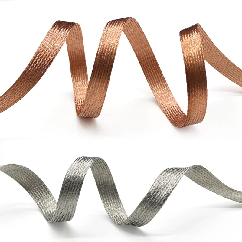 2 м луженый медный плетеный рукав мягкая расширяемая металлическая оболочка