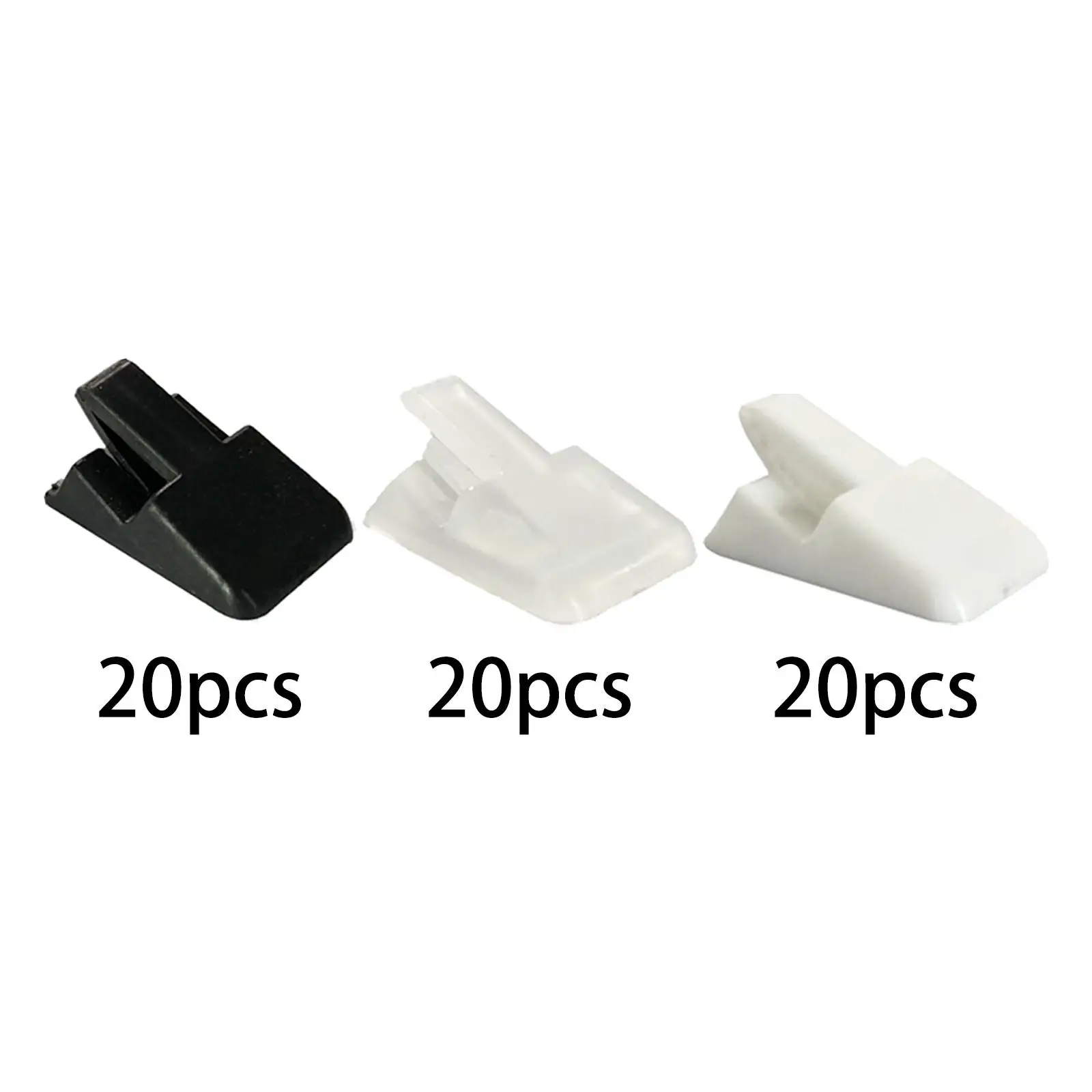 

20 Pieces Ring Holder Lightweight Rectangle Ring Clip Stand Display Countertop