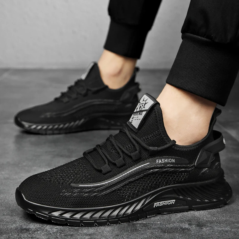 NEW 39-44# Fashion Breathable Men's Casual Sneakers Adult Teenagers Outdoor Running Shoes Walking Shoes School Sports Shoes