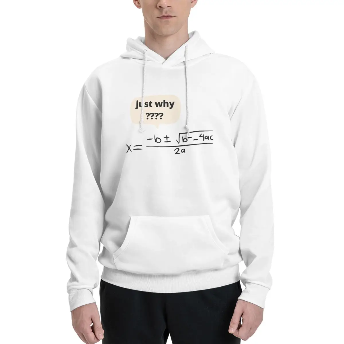 

A Simple Question Math Teacher 3 Couples Plus Velvet Hooded Sweater Home Kawaii Hooded rope pullover Casual Graphic High grade