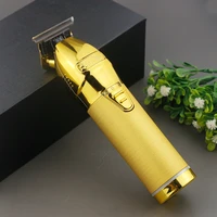 professional salon hairdressing accessories gold electric clippers usb charging non slip handle hair cutting machine for men