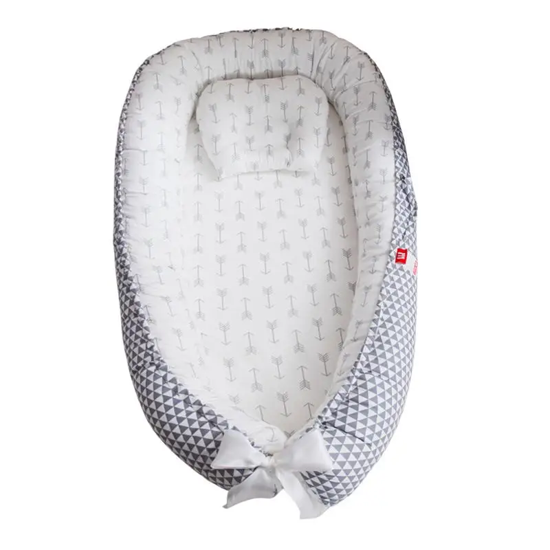 

Мягкая детская кроватка-гнездо, Портативный Регулируемый манеж для мальчиков и девочек, детская кроватка, колыбель для малышей, бампер для новорожденных