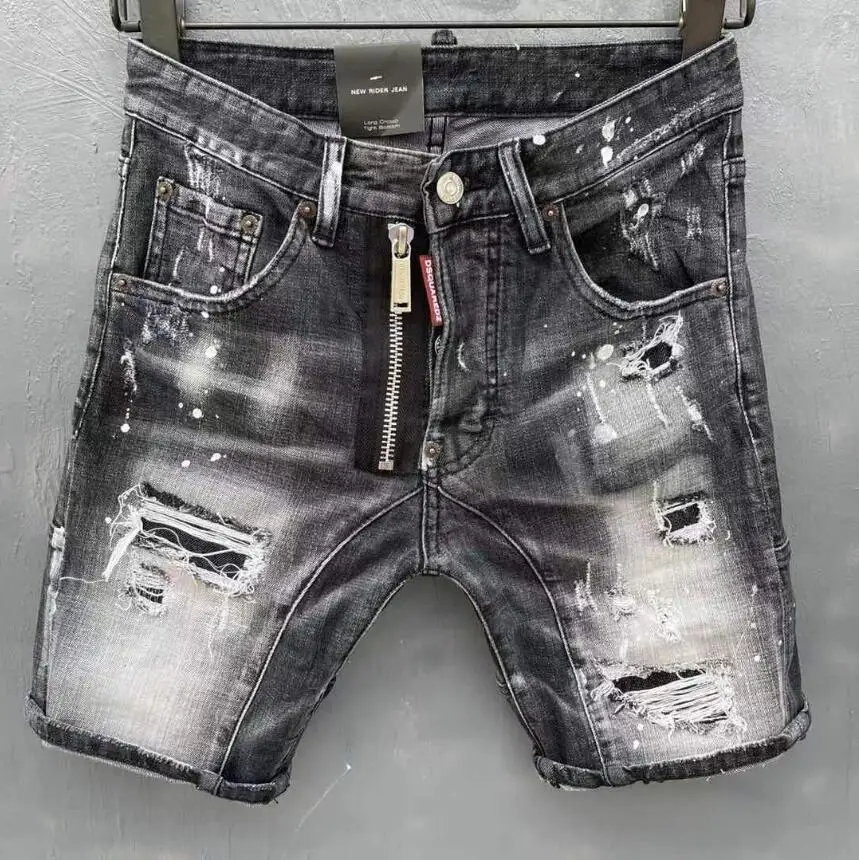 

2022 Новинка DSQUARED2 Модные мужские трендовые мотоциклетные джинсы DT52