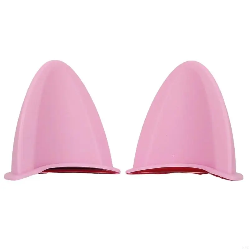 

D0UC 1 пара мотоциклетных клейких украшений для ушей, украшения для шлемов, декор для шлемов, модные наклейки на шлемы, для